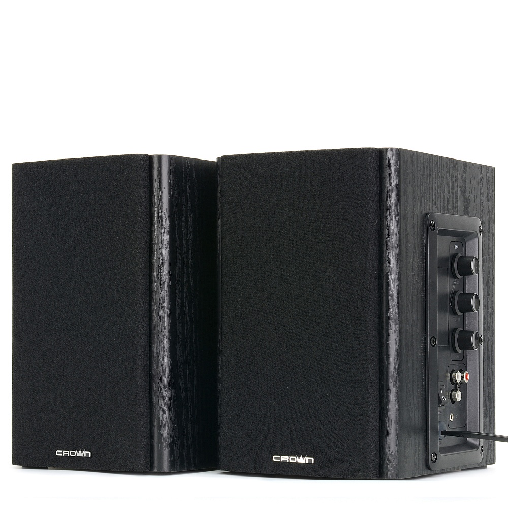 

Портативная акустика 2.0 CROWN CMS-505, 50W, черный (CM000003067), CMS-505