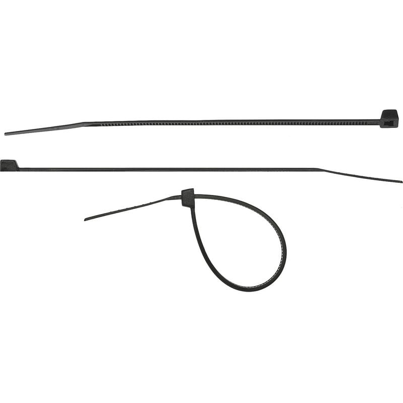Стяжка Сибин ХС-Ч, 3.6 мм x 200 мм, 100 шт., черный (3788-36-200)