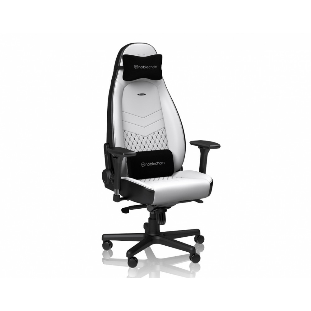 Кресло игровое Noblechairs ICON черный/белый (NBL-ICN-PU-WBK)