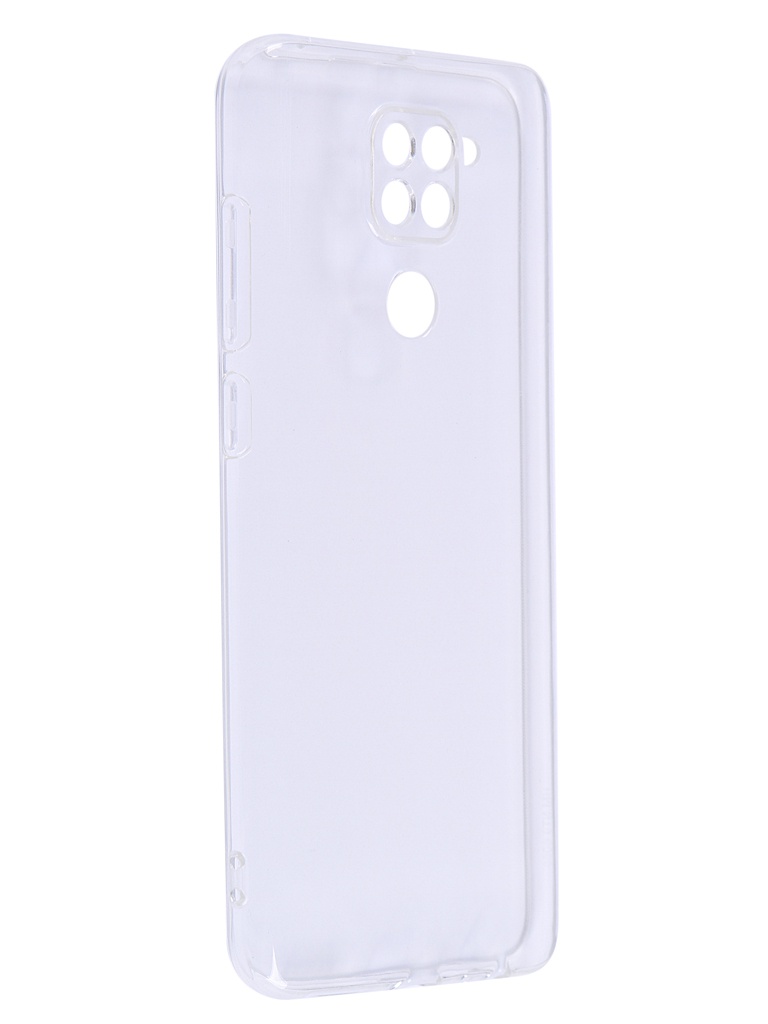 Чехол-накладка DF Silicone Case xiCase-55 для смартфона Xiaomi Redmi Note 9S/Redmi Note 9 Pro, силикон, прозрачный (xiCase-55)