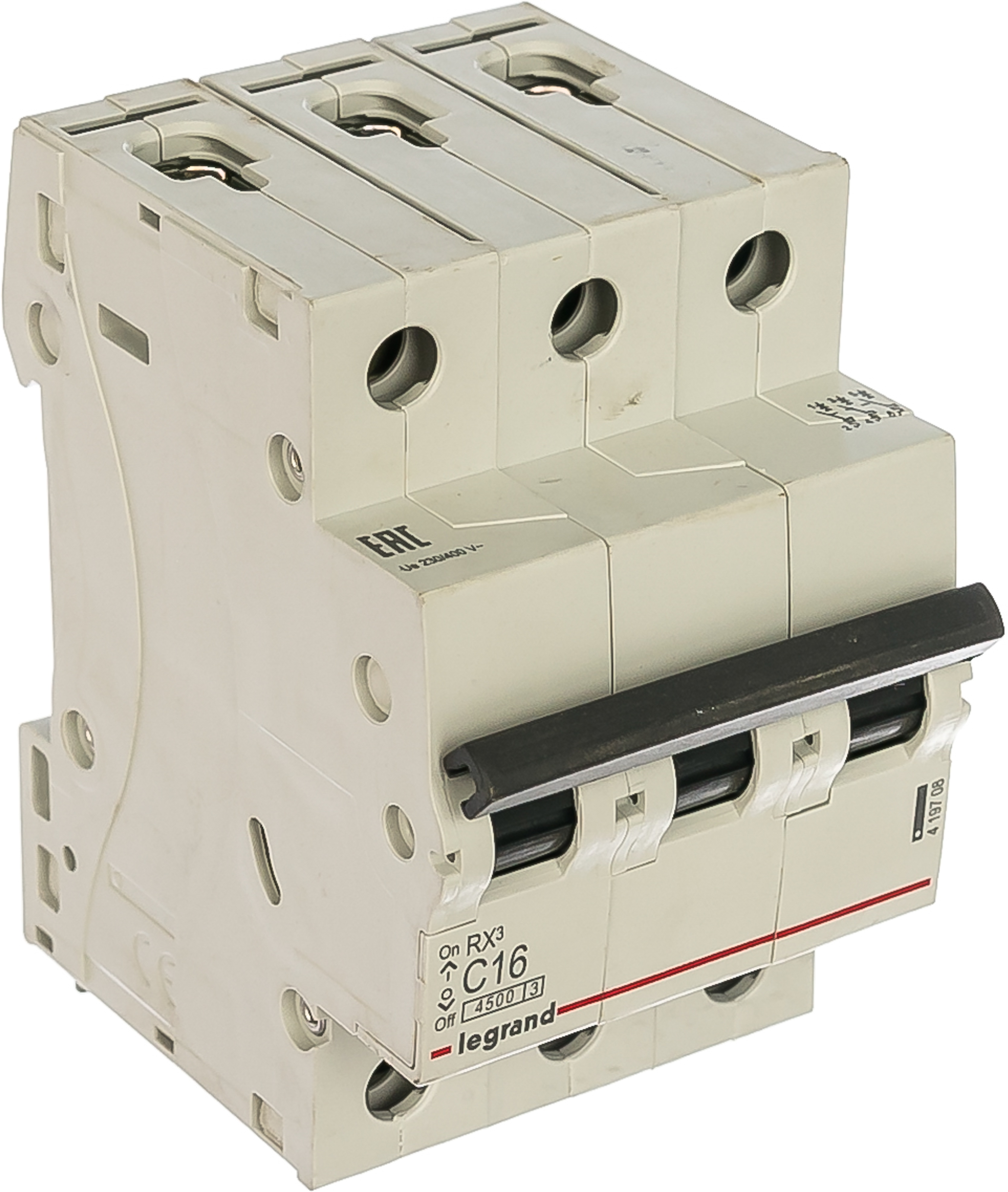 Выключатель автоматический Legrand RX³ RX3 3P 16А C 4.5кА