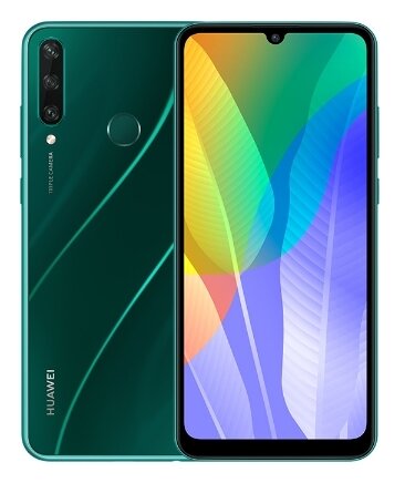 

Смартфон Huawei Y6p, 6.3" 1600x720 IPS, Mediatek Helio P22 (MT6762V), 3Gb RAM, 64Gb, 3G/4G, NFC, Wi-Fi, BT, 3xCam, 2-Sim, 5000mAh, micro-USB, Android 10, зеленый (MED-LX9N/51095KYC), Y6p