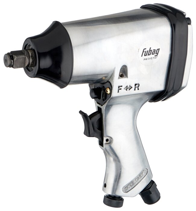 

Пневмогайковерт ударный Fubag PW312, 1/2", 6.22 атм, 312 нм, 158л/мин, 7000 об/мин + набор головок (100109), PW312