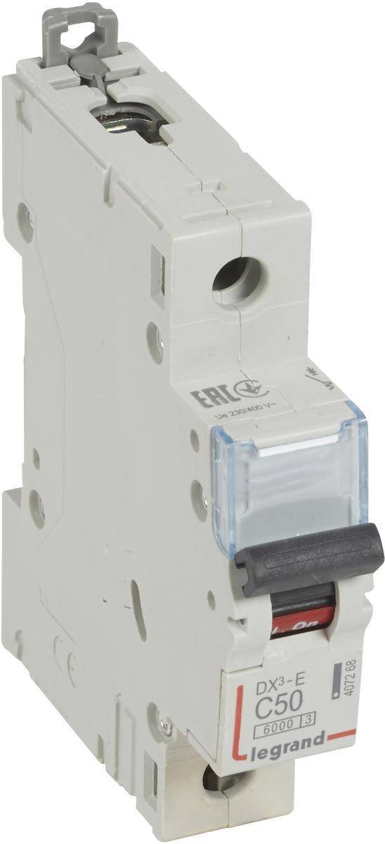 Выключатель автоматический Legrand DX3-E 1P 50А C 6кА