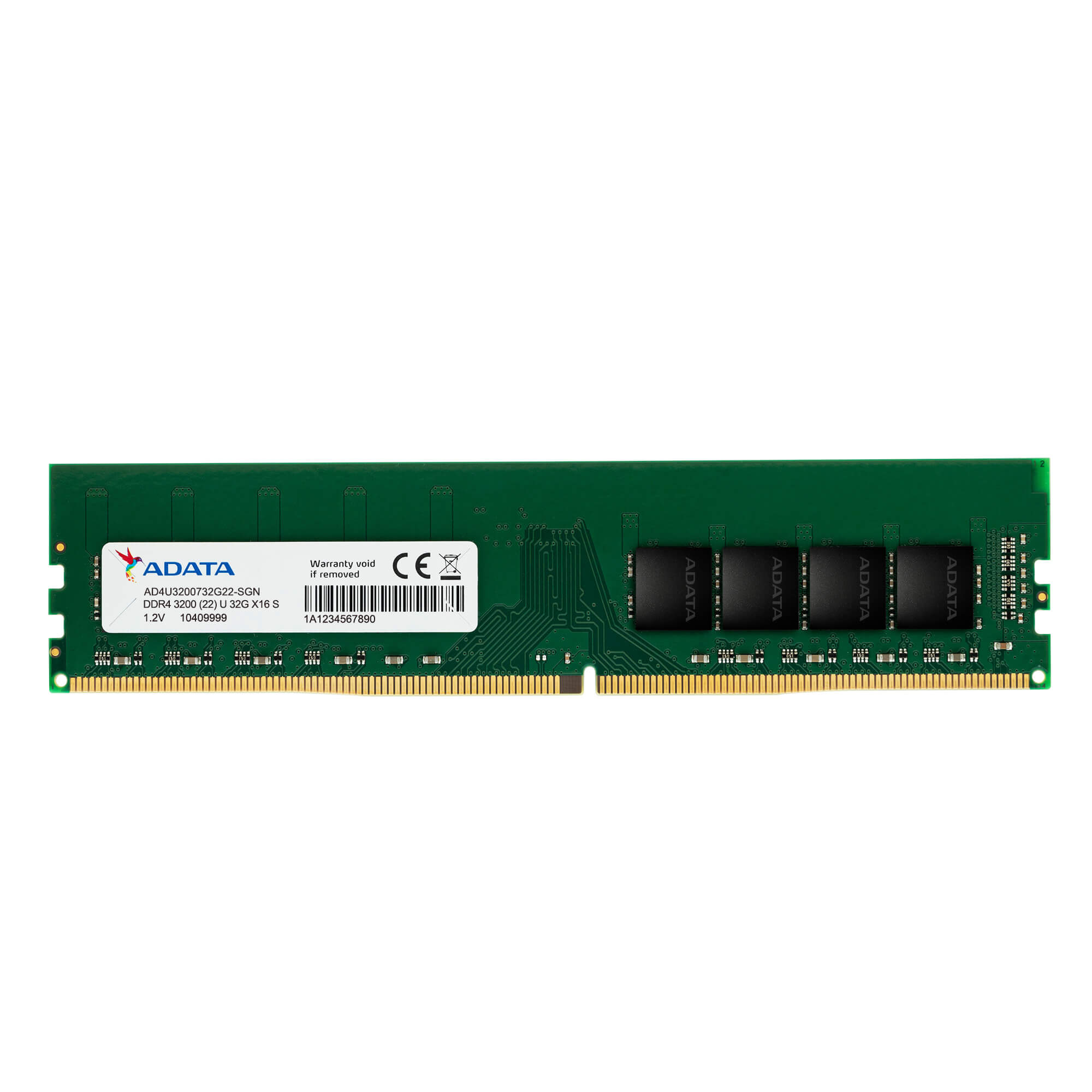 

Память DDR4 DIMM 32Gb, 3200MHz, CL22, 1.2V ADATA Premier (AD4U3200732G22-SGN), AD4U3200732G22-SGN