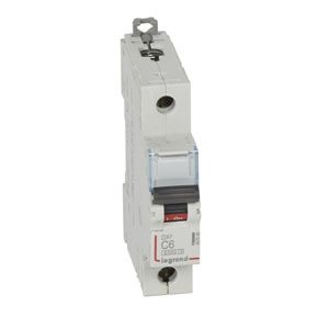 

Выключатель автоматический Legrand DX3 однополюсный (1P/1П) 6А C 10кА (407666)