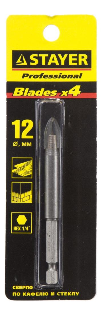 

Сверло ⌀1.2 см x 9.5 см, по керамической плитке стеклу, STAYER Professional, 1 шт. (2985-12_z01)