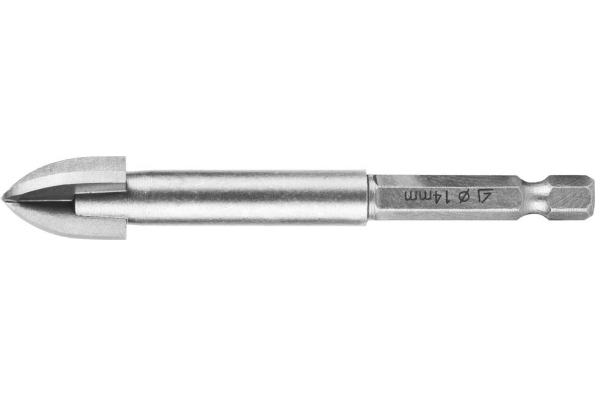 

Сверло ⌀1.4 см x 9 см, по керамической плитке стеклу, STAYER Professional, с четырьмя режущими лезвиями, 1 шт. (2985-14_z01)