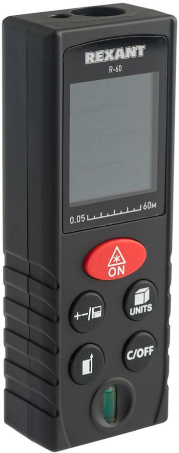 Дальномер лазерный, от 5см, до 60м, батарейки, Rexant R-60 (13-3081)