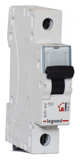 

Выключатель автоматический Legrand TX³ однополюсный (1P/1П) 10A B 10кА, под опломбировку (403858)