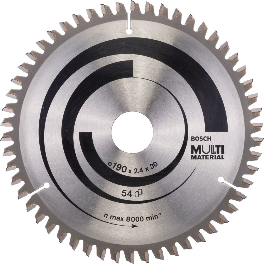 

Пильный диск BOSCH MULTIMATER, ⌀19 см x 3 см универсальный, 54T, 1 шт. (2608640509)