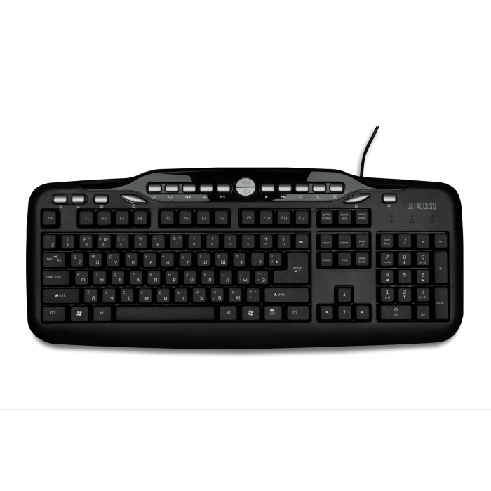 

Клавиатура проводная Jet.A BASIC LINE K14, мембранная, USB, черный, BASIC LINE K14