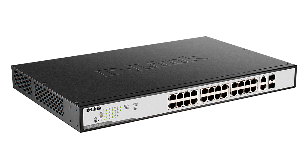 

Коммутатор D-link DGS-1100-26MP, управляемый, кол-во портов: 24x1 Гбит/с, кол-во SFP/uplink: combo RJ-45/SFP 2x1 Гбит/с, установка в стойку, PoE: 24x30Вт (макс. 370Вт) (DGS-1100-26MP/C1A), DGS-1100-26MP