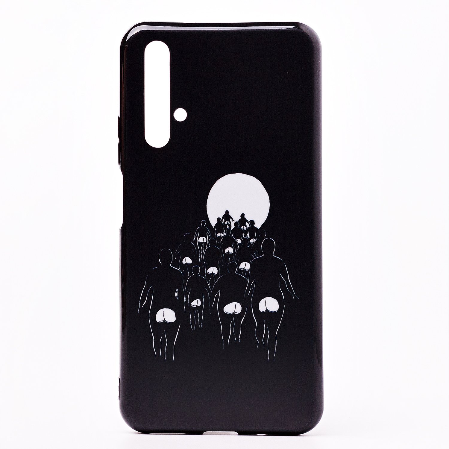 

Чехол-накладка SC174 для смартфона Huawei Nova 5T, силикон, черный (112595)