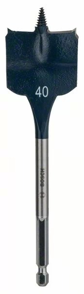 

Сверло перовое ⌀40мм x 152мм, по дереву, Bosch Self Cut Speed, 1шт. (2608595502)