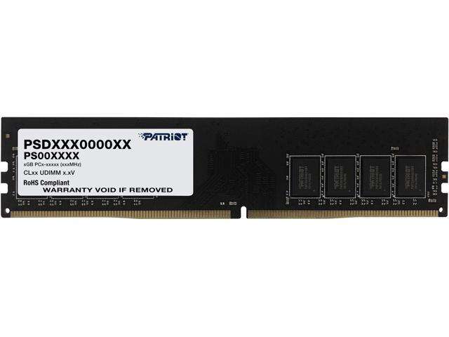 

Память DDR4 DIMM 16Gb, 3200MHz, CL22, 1.2 В, Patriot Memory, Signature Line (PSD416G32002), PSD416G32002