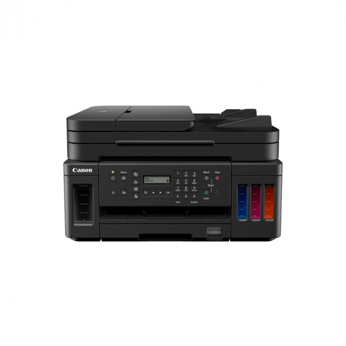 

МФУ струйный Canon Pixma G7040, A4, цветной, 13стр/мин (A4 ч/б), 6.8стр/мин (A4 цв.), 4800x1200dpi, дуплекс, АПД-35 листов, факс, СНПЧ, сетевой, Wi-Fi, USB (3114C009), G7040