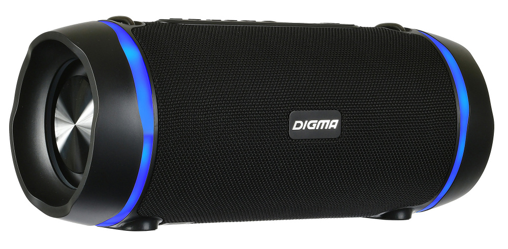 

Портативная акустика Digma S-39, 25 Вт, FM, USB, Bluetooth, подсветка, черный (SP3925B), S-39