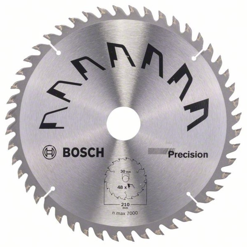 

Пильный диск BOSCH PRECISION, ⌀21 см x 3 см по дереву, чистый рез, 48Т, 1 шт. (2609256873)