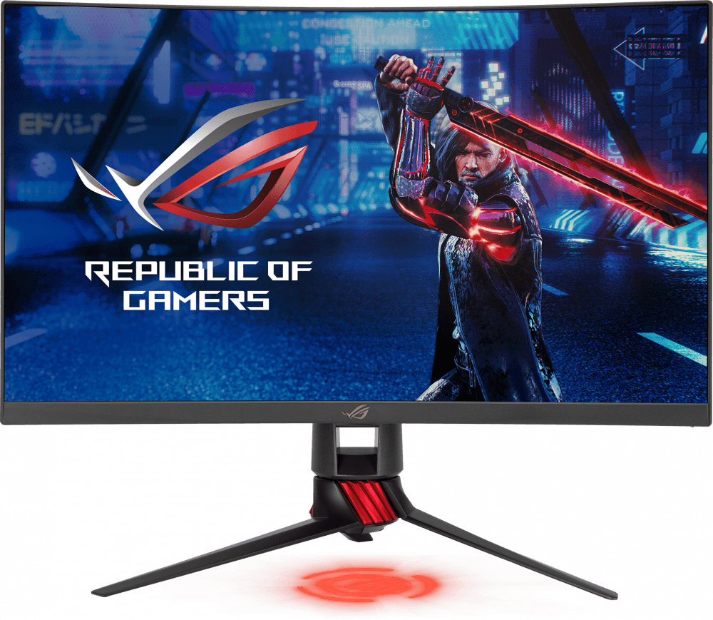 

Монитор 27" ASUS ROG STRIX XG27WQ VA, изогнутый, 2560x1440 (16:9), 450кд/м2, 165 Гц, 1мс, 178°/178°, FreeSync, HDMI, DisplayPort, USB-Hub, черный (90LM05I0-B01970), XG27WQ
