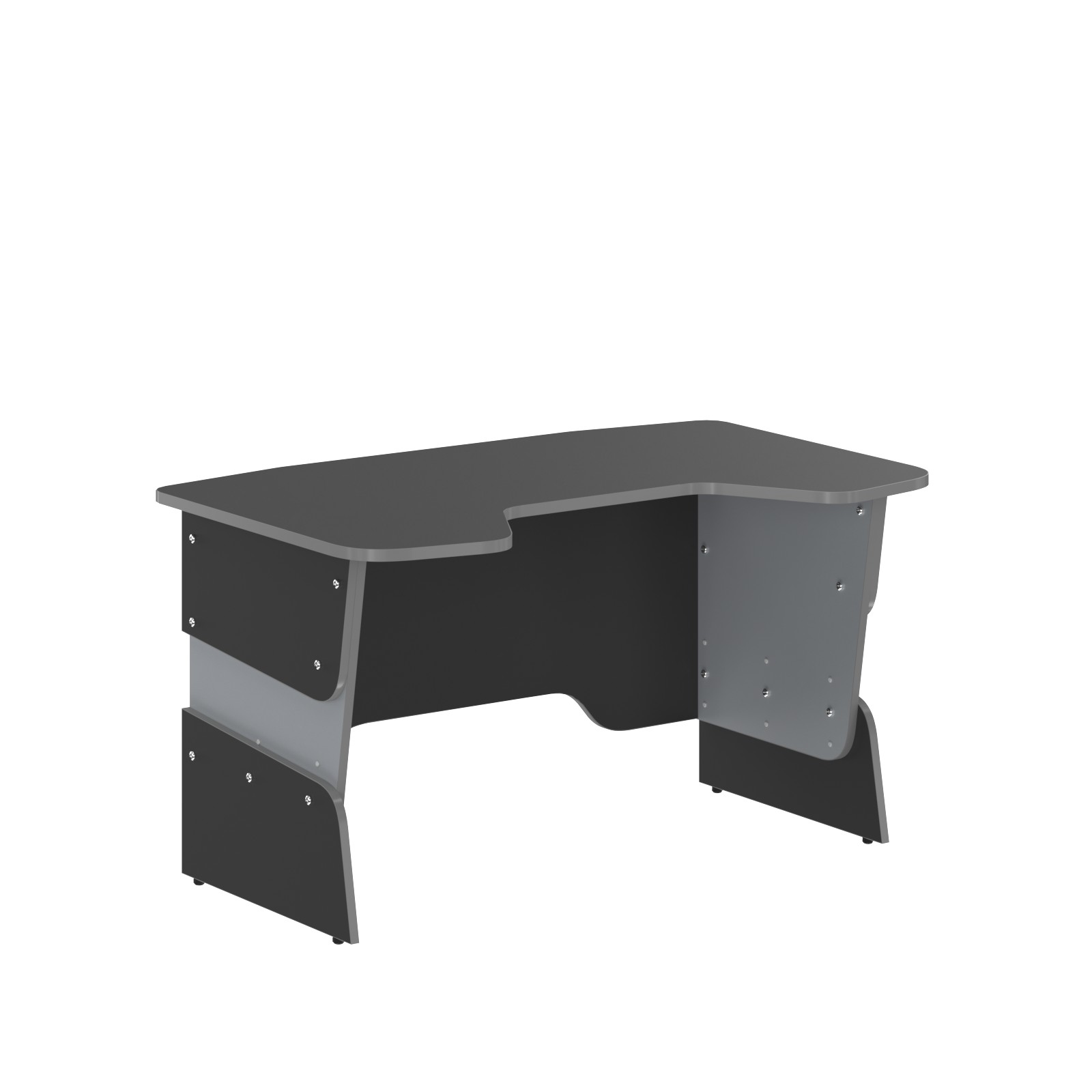 Игровой стол Skyland SKILLL STG 1385, ДСП/металл, черный/серый (00-07055552)