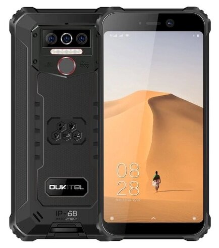 

Смартфон OUKITEL WP5, 5.5" 1440x720 IPS, MediaTek Helio A22 (MT6761), 4Gb RAM, 32Gb, 3G/LTE, WiFi, BT, 3xCam, 2-Sim, 8000mAh, ударопрочный корпус, USB Type-C, Android 9.0, черный (OUKCWP5BLK) IP68, WP5