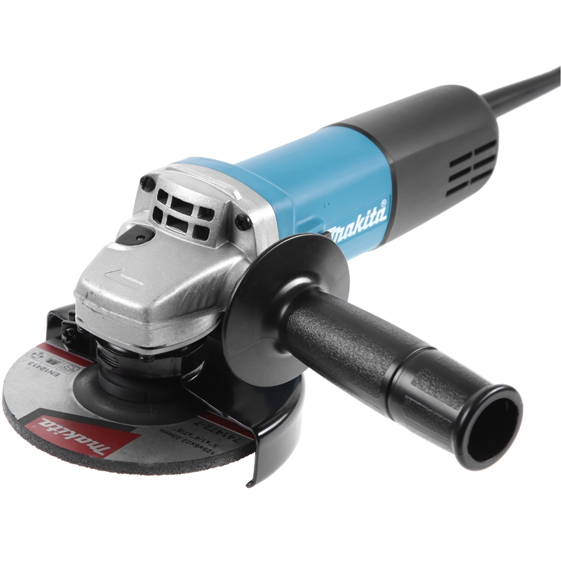 

УШМ (болгарка) Makita 9557HNK6, сетевая, 840Вт, 115мм, 11000 об/мин, кейс, 1.6кг, 9557HNK6