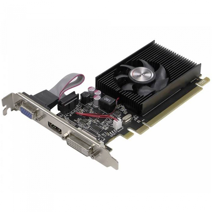 Видеокарта AFOX AMD Radeon R5 220 LP, 1Gb DDR3, 64bit, PCI-E, VGA, DVI, HDMI, Retail (AFR5220-1024D3L9-V2)