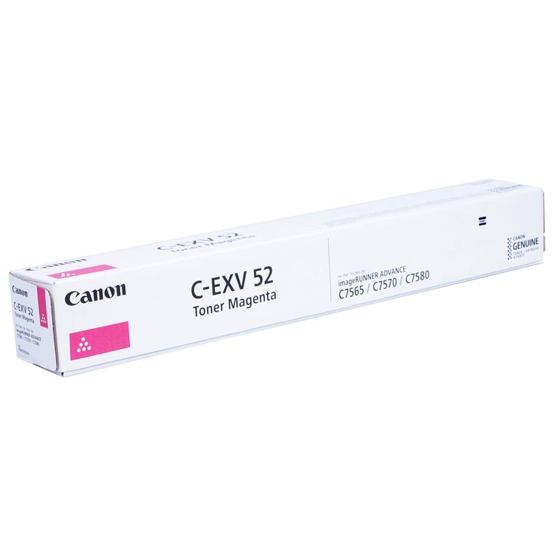 

Картридж лазерный Canon C-EXV 52 M/1000C002, пурпурный, 66500 страниц, оригинальный для Canon iR Advance C7565i/C7570i/C7580i, C-EXV 52 M