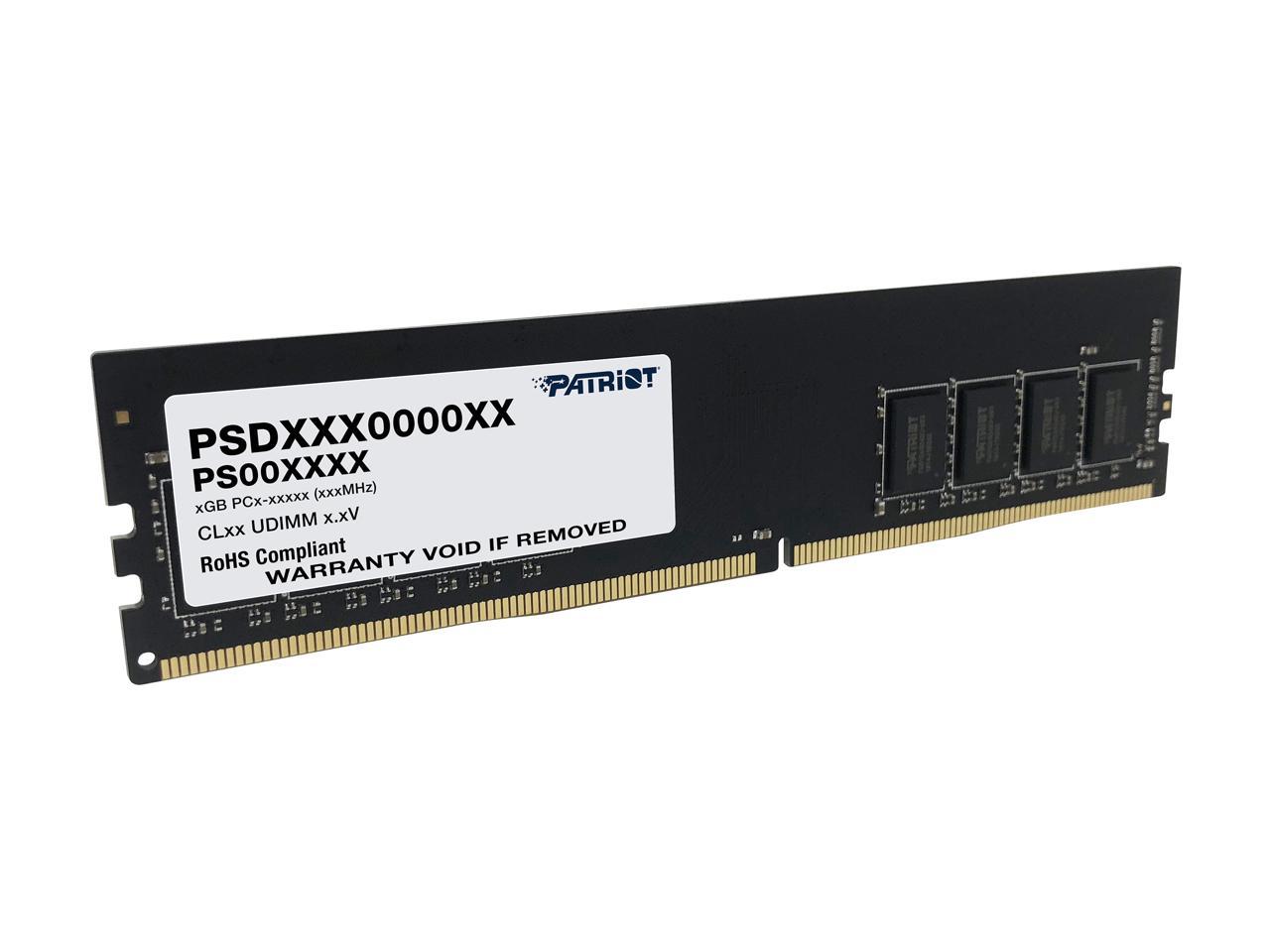 

Память DDR4 DIMM 8Gb, 3200MHz, CL22, 1.2 В, Patriot Memory, Signature (PSD48G320081), PSD48G320081