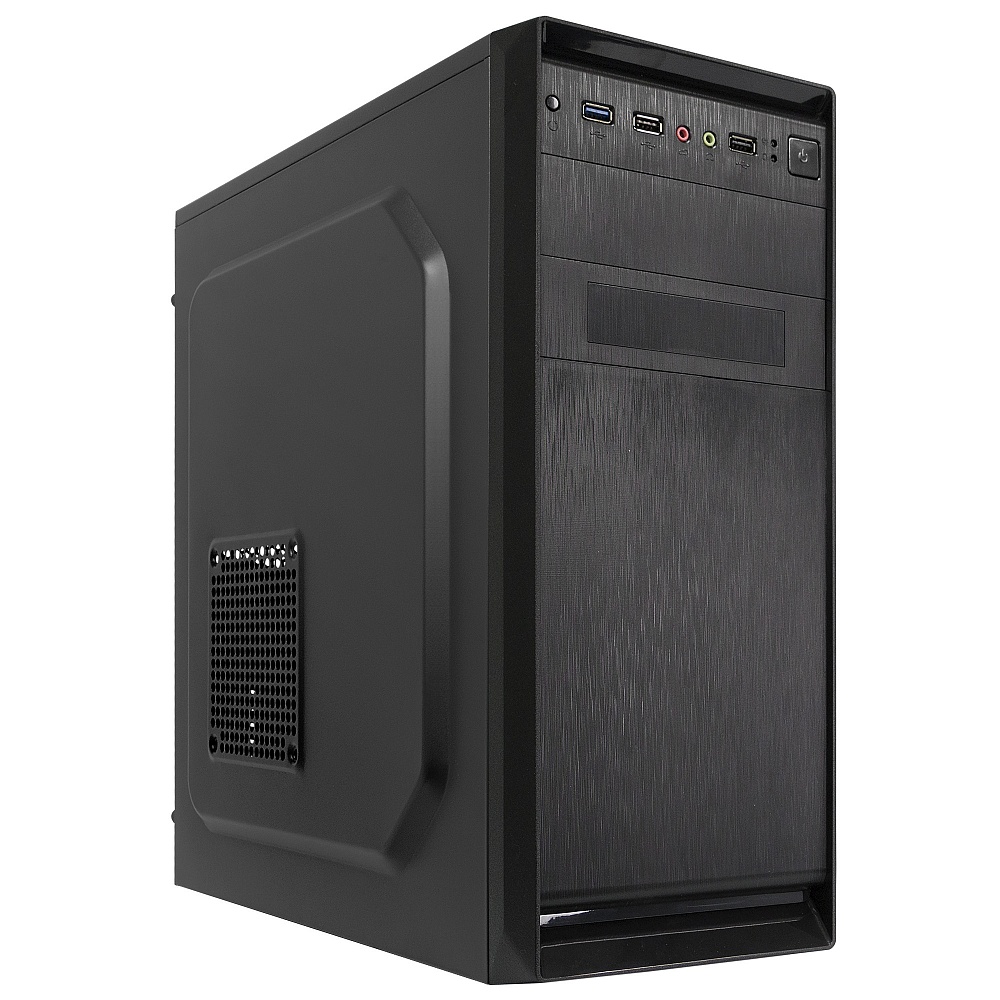 

Корпус CROWN CMC-610, ATX, Midi-Tower, USB 3.0, черный, 500Вт (CM000003008), CMC-610