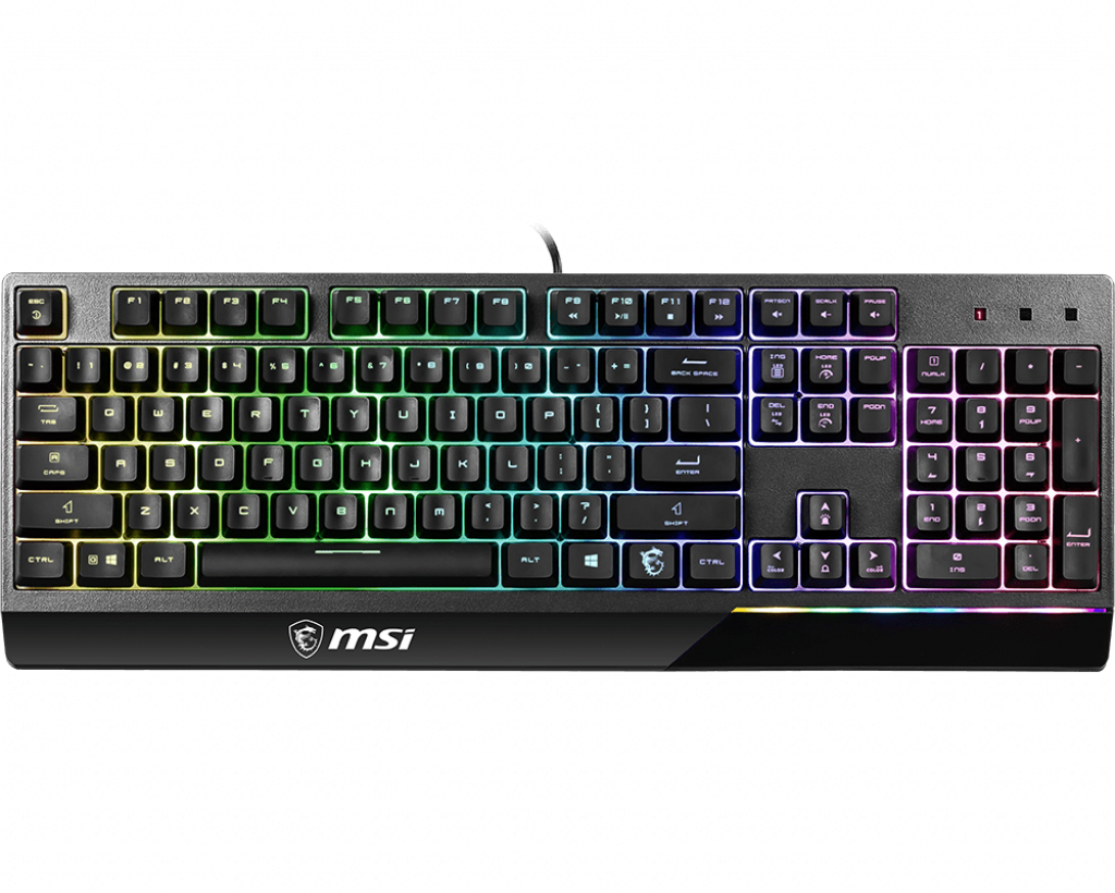 

Клавиатура проводная MSI VIGOR GK30, плунжерная, подсветка, USB, черный (S11-04RU224-CLA), VIGOR GK30