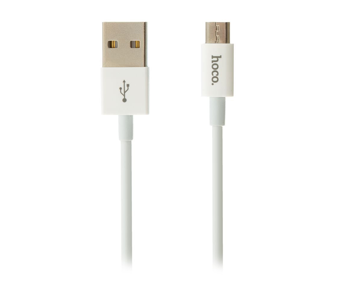 

Кабель USB 2.0(Am)-USB 2.0 Type-C(m), 2.1A, 1м, белый HOCO Skilled X23 (6957531072874), X23