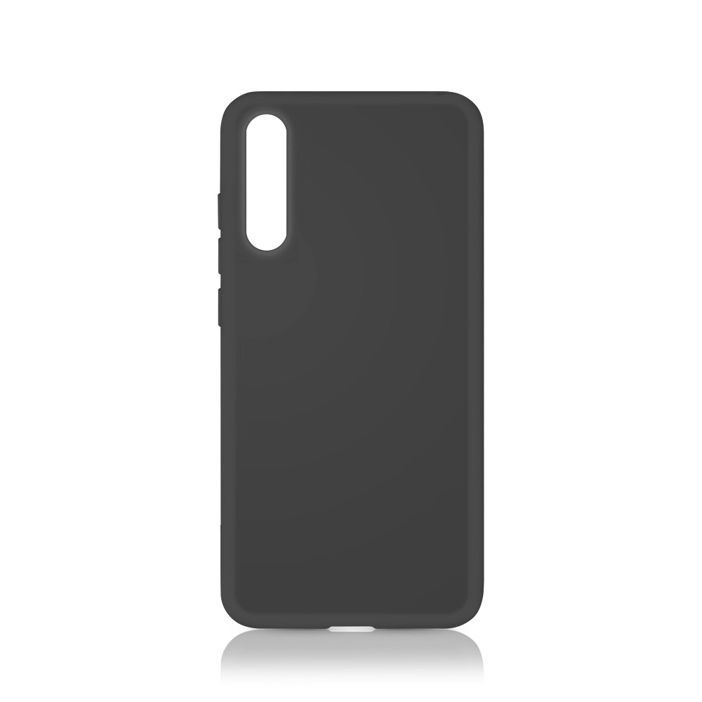 

Чехол DF для смартфона Huawei Y8p, силикон, микрофибра, черный (hwOriginal-16)