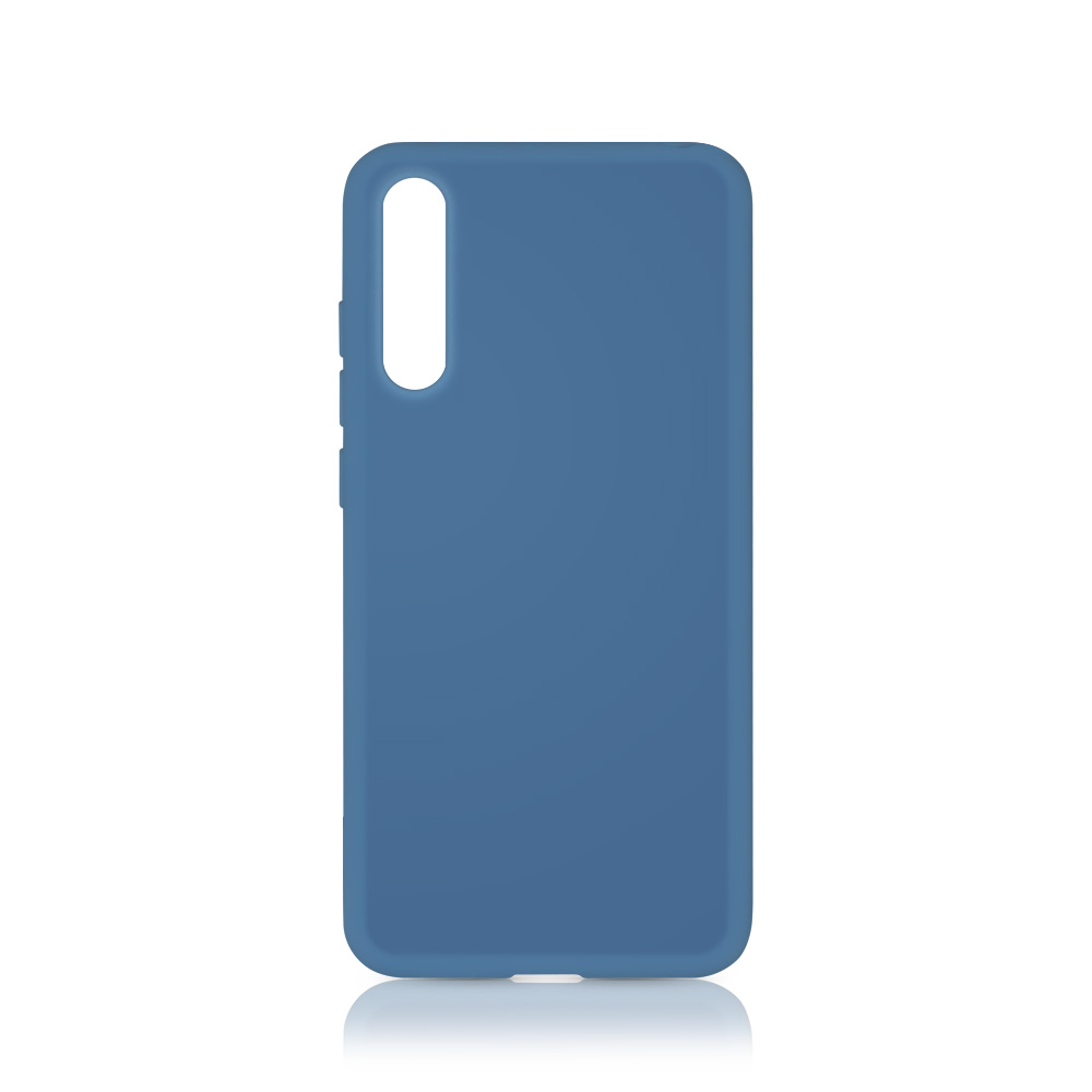 

Чехол DF для смартфона Huawei Y8p, силикон, микрофибра, синий (hwOriginal-16)