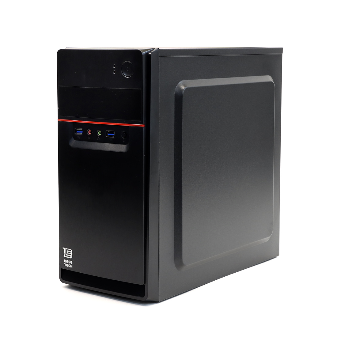 Корпус BaseTech M3301, mATX, Mini-Tower, 2xUSB 3.0, черный, Без БП (BT-M3301-B)