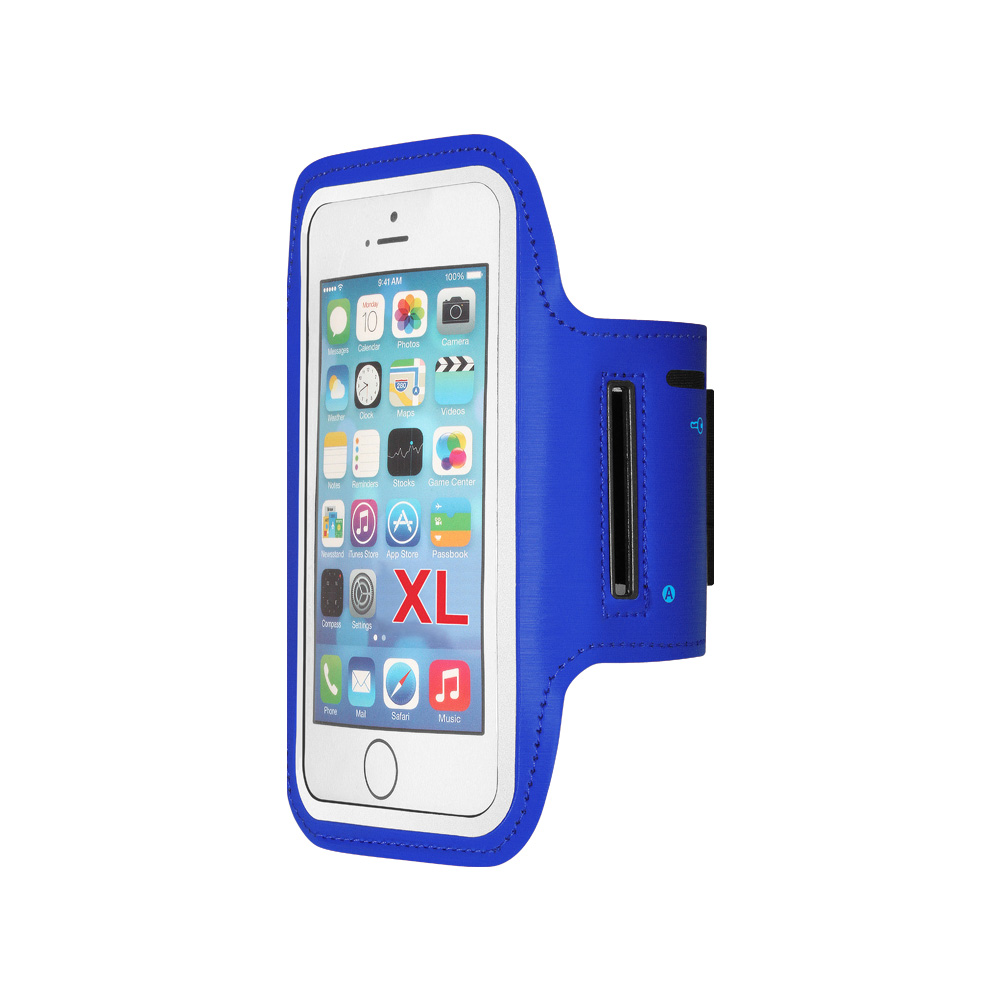 

Чехол на предплечье DF для смартфона 6.5" универсальный, неопрен, синий (SportCase-02)