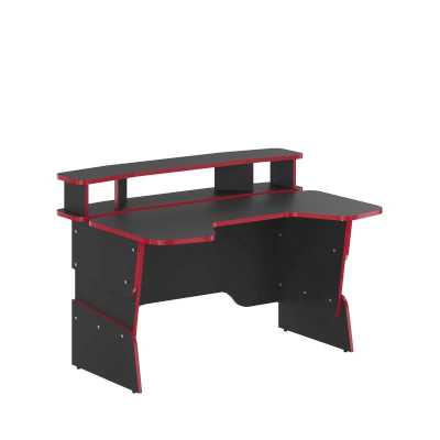 Игровой стол Skyland STG 1390, ЛДСП, черный/красный (523653)