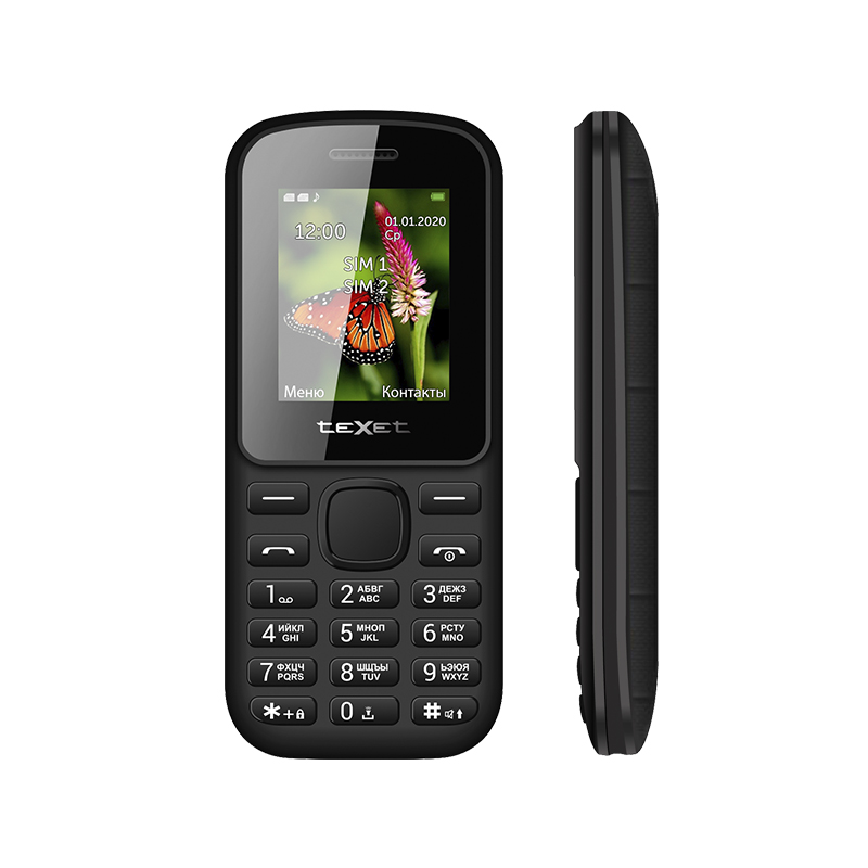 

Мобильный телефон teXet TM-130, 1.77" 160x128 TFT, BT, 2-Sim, 600 мА·ч, micro-USB, черный, TM-130
