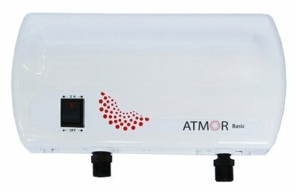 

Водонагреватель электрический проточный 2л/мин 3.5кВт, 60°C, горизонтальная установка, Atmor BASIC BASIC 3.5 KW TAP (1293649), BASIC 3.5 KW TAP