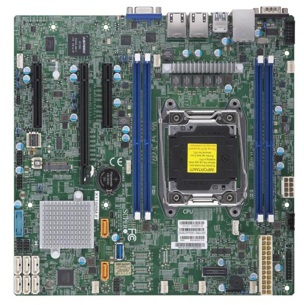 

Материнская плата Supermicro X11SRM-F, 1xSocket2066, iC422, 4xDDR4, PCI-Ex16, 2PCI-Ex8, 1xM.2-PCI-E, 8SATA3 RAID 0/1/5/10, 2GLAN, 6xUSB 2.0, 5xUSB 3.1, VGA, mATX, Bulk (MBD-X11SRM-F-B), X11SRM-F