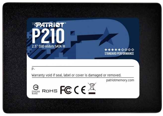 SSD Patriot P210 128Gb SATA3 (P210S128G25)