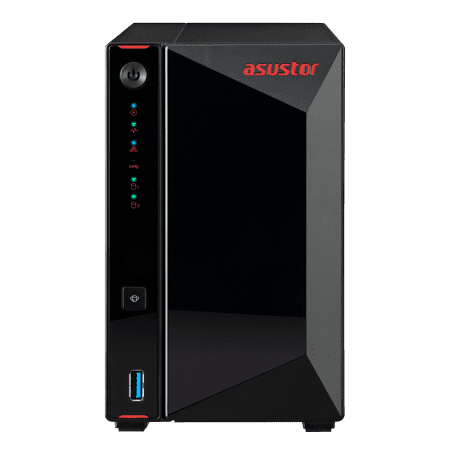 

Сетевой накопитель (NAS) ASUSTOR AS5202T, слоты 2x2.5"/3.5" SATA3, RAID 0/1/5/6/10/JBOD, 2x2.5Гбит/c, HDMI, 3xUSB 3.0, Intel Celeron J4005/2x2MHz, DDR4 2Gb, (90IX0171-BW3S10), Черный, AS5202T