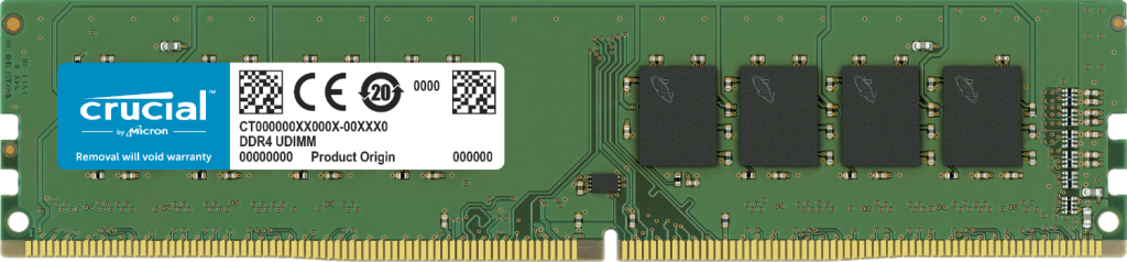 Память DDR4 DIMM 8Gb, 2666MHz Crucial (CT8G4DFRA266)