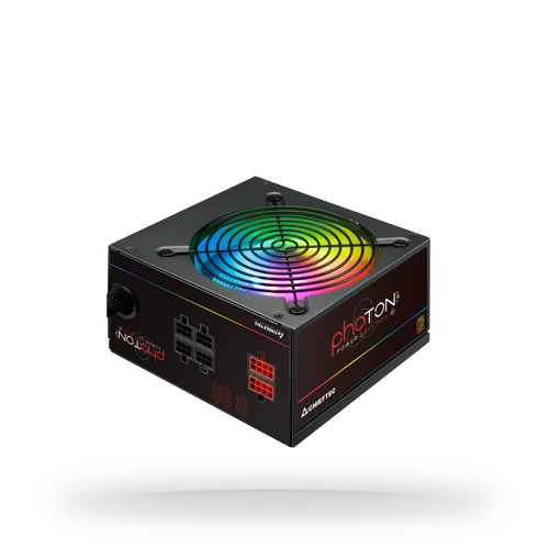

Блок питания 750 Вт ATX Chieftec Photon 750W, 120 мм (CTG-750C-RGB), Черный, Photon 750W