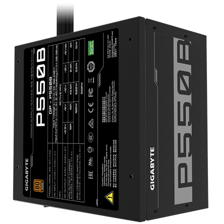 

Блок питания 550 Вт ATX GIGABYTE GP-P550B, 120 мм, 80 Plus Bronze (GP-P550B), GP-P550B