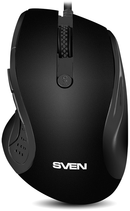 

Мышь проводная Sven RX-113, 2000dpi, оптическая лазерная, USB, черный (SV-018733), RX-113