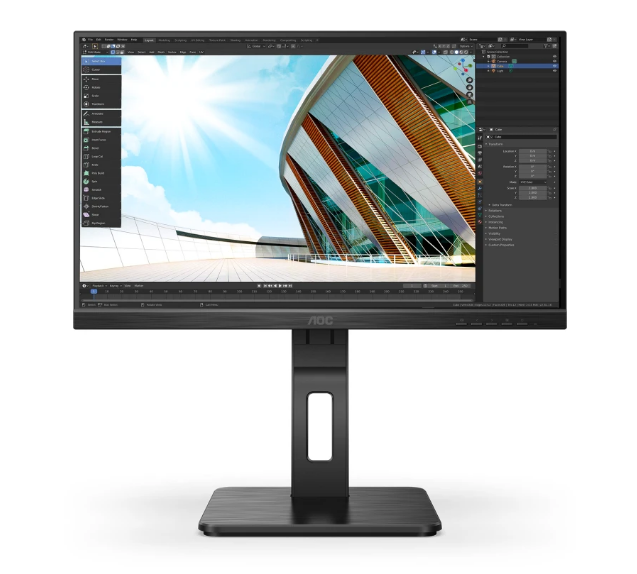 

Монитор 21.5" AOC 22P2DU IPS, 1920x1080 (16:9), 250кд/м2, 4мс, VGA, DVI, HDMI, USB-Hub, черный, 22P2DU