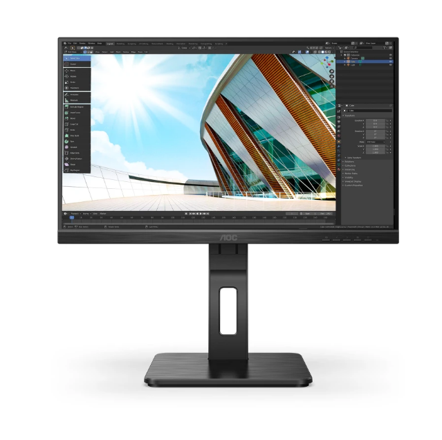 

Монитор 21.5" AOC 22P2Q IPS, 1920x1080 (16:9), 250кд/м2, 4мс, VGA, DVI, HDMI, DisplayPort, USB-Hub, черный, 22P2Q