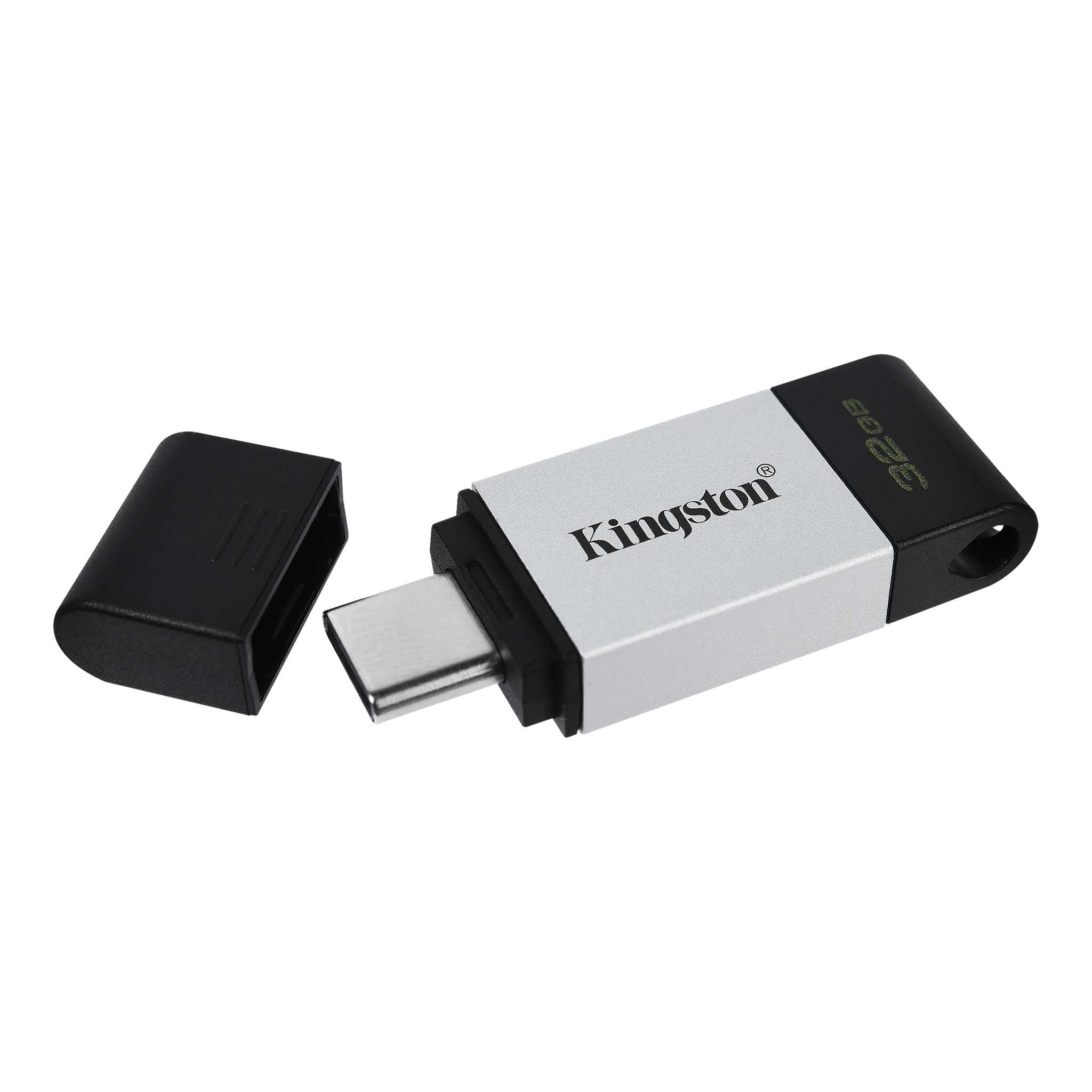

Флешка 32Gb USB 3.2/Type-C Kingston DT80, черный (DT80/32GB), DT80